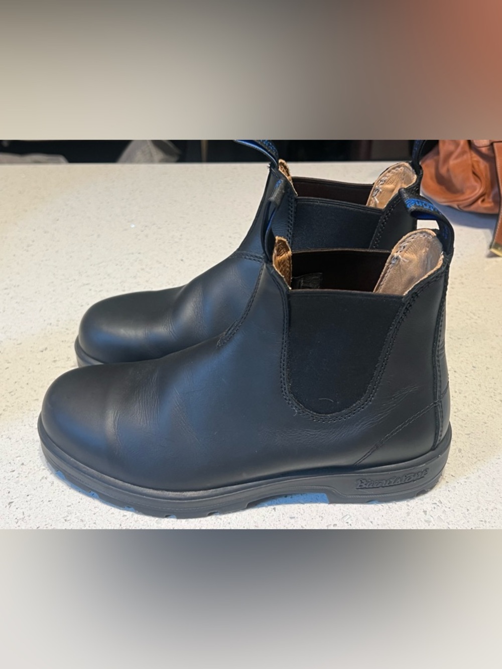 Blundstone black leather Chelsea thermal waterproof boots 7.5